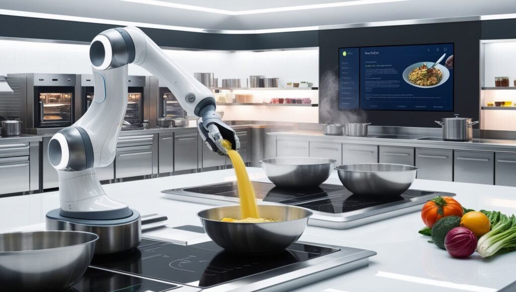 concept art depicting use of AI in food industry