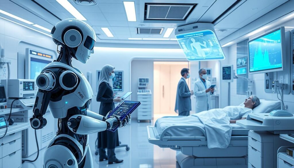 concept art depicting AI in Healthcare industry